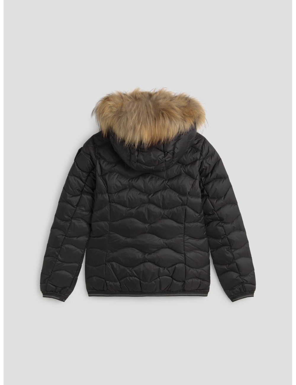Plumífero Camelia de Blauer para mujer en nylon brillante con acolchado ondulado - MARFRANC