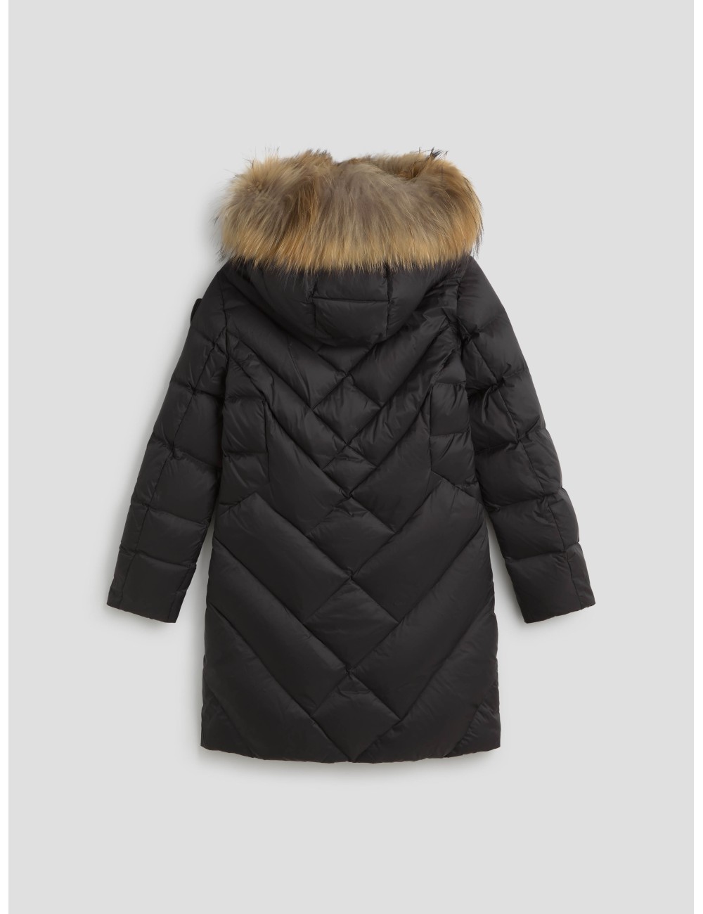Abrigo largo para mujer modelo Althea de Blauer USA en color negro - MARFRANC