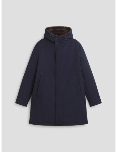 Abrigo largo tipo parka azul marino de Herno para hombre - MARFRANC