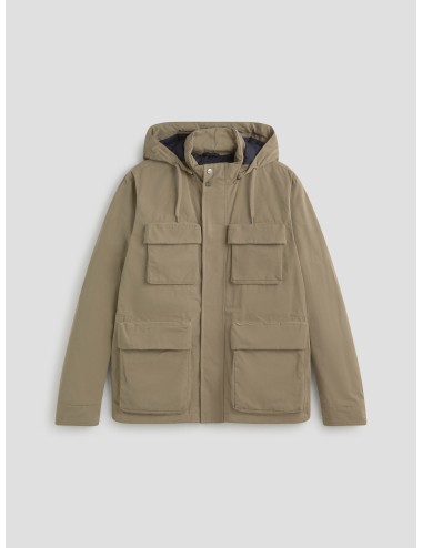 chaqueta acolchada verde mujer Herno PI001250U con capucha y bolsillos - MARFRANC