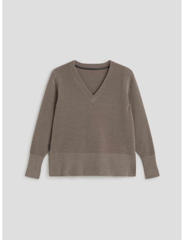 Jersey VELVET VENT RRD mujer color tabacco - MARFRANC