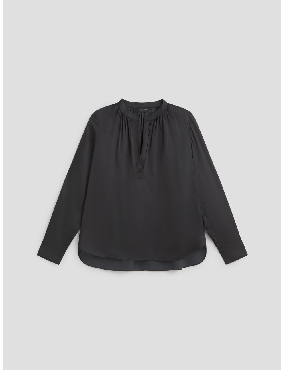 Túnica negra de mujer Tink Satin de Zadig & Voltaire - MARFRANC Túnica negra de mujer Tink Satin de Zadig & Voltaire - MARFRANC