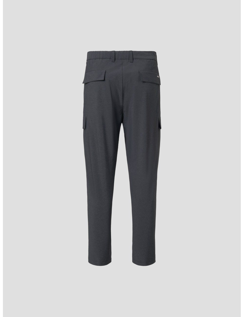 Pantalones de mujer Herno en gris oscuro, con corte de pierna recta y estética utilitaria - MARFRANC Pantalones de mujer Herno en gris oscuro, con corte de pierna recta y estética utilitaria - MARFRANC