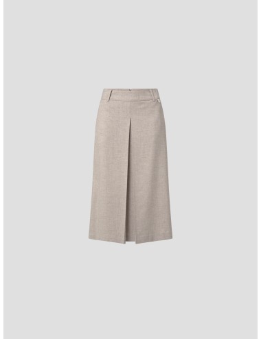 falda mujer herno melange flannel chantilly elegante - MARFRANC