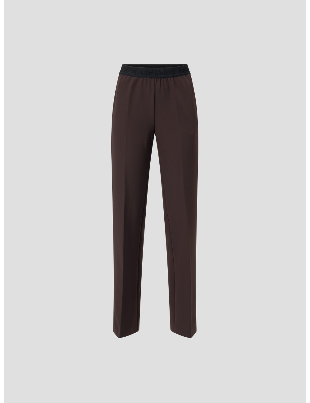 Pantalones Ermanno Firenze para mujer en color marrón oscuro - MARFRANC Pantalones Ermanno Firenze para mujer en color marrón oscuro - MARFRANC