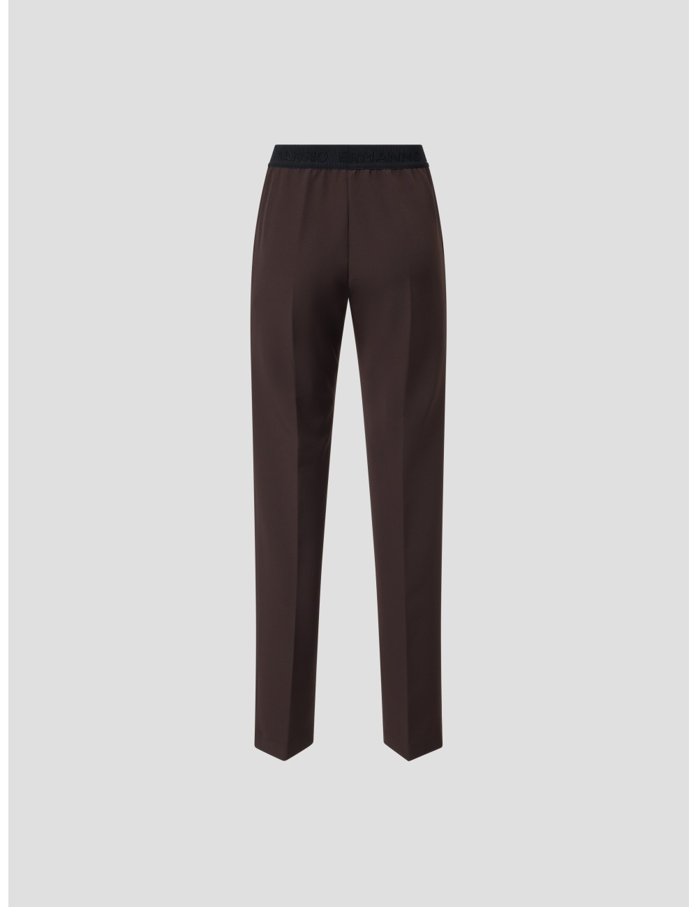 Pantalones Ermanno Firenze para mujer en color marrón oscuro - MARFRANC Pantalones Ermanno Firenze para mujer en color marrón oscuro - MARFRANC