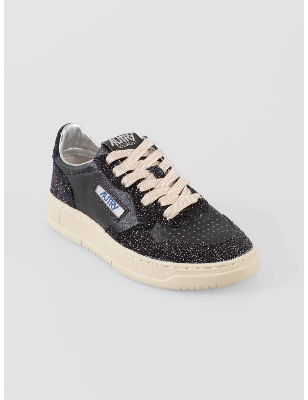 Sneakers Autry Medalist Low mujer negro off-black piel - MARFRANC Sneakers Autry Medalist Low mujer negro off-black piel - MARFRANC
