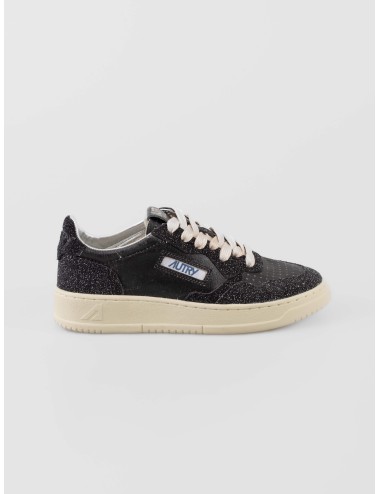 Sneakers Autry Medalist Low mujer negro off-black piel - MARFRANC