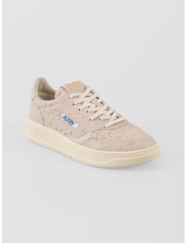Sneakers Autry Medalist Low mujer piel rosa Woodash detalles dorados - MARFRANC