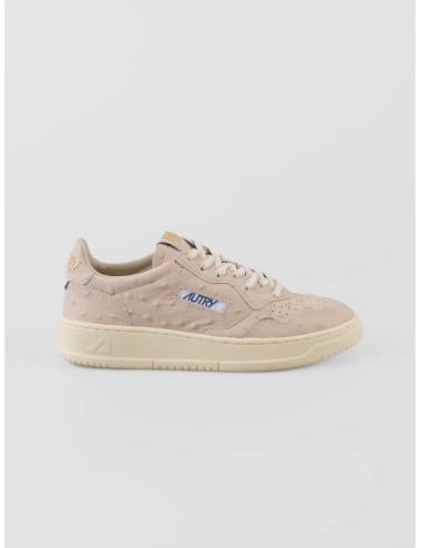 Sneakers Autry Medalist Low mujer piel rosa Woodash detalles dorados - MARFRANC
