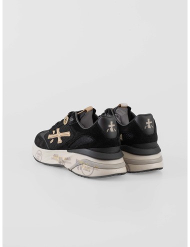 Premiata Moerund 7799 mujer zapatilla negra malla técnica suela personalizada - MARFRANC