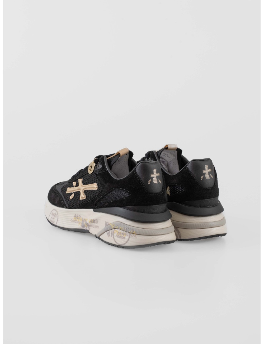 Premiata Moerund 7799 mujer zapatilla negra malla técnica suela personalizada - MARFRANC Premiata Moerund 7799 mujer zapatilla negra malla técnica suela personalizada - MARFRANC