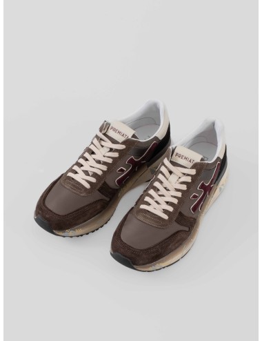 Premiata Mick 7714 hombre ante marrón sneaker logo burdeos
- MARFRANC