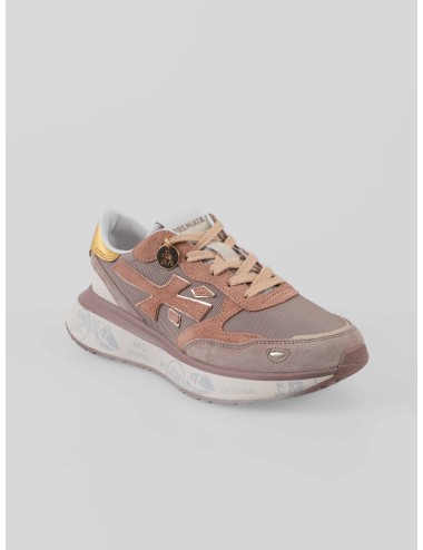Premiata Lauryn 7801 mujer sneaker rosa grisáceo talón dorado
- MARFRANC