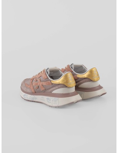 Premiata Lauryn 7801 mujer sneaker rosa grisáceo talón dorado
- MARFRANC