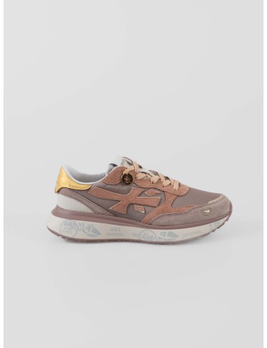 Premiata Lauryn 7801 mujer sneaker rosa grisáceo talón dorado
- MARFRANC
