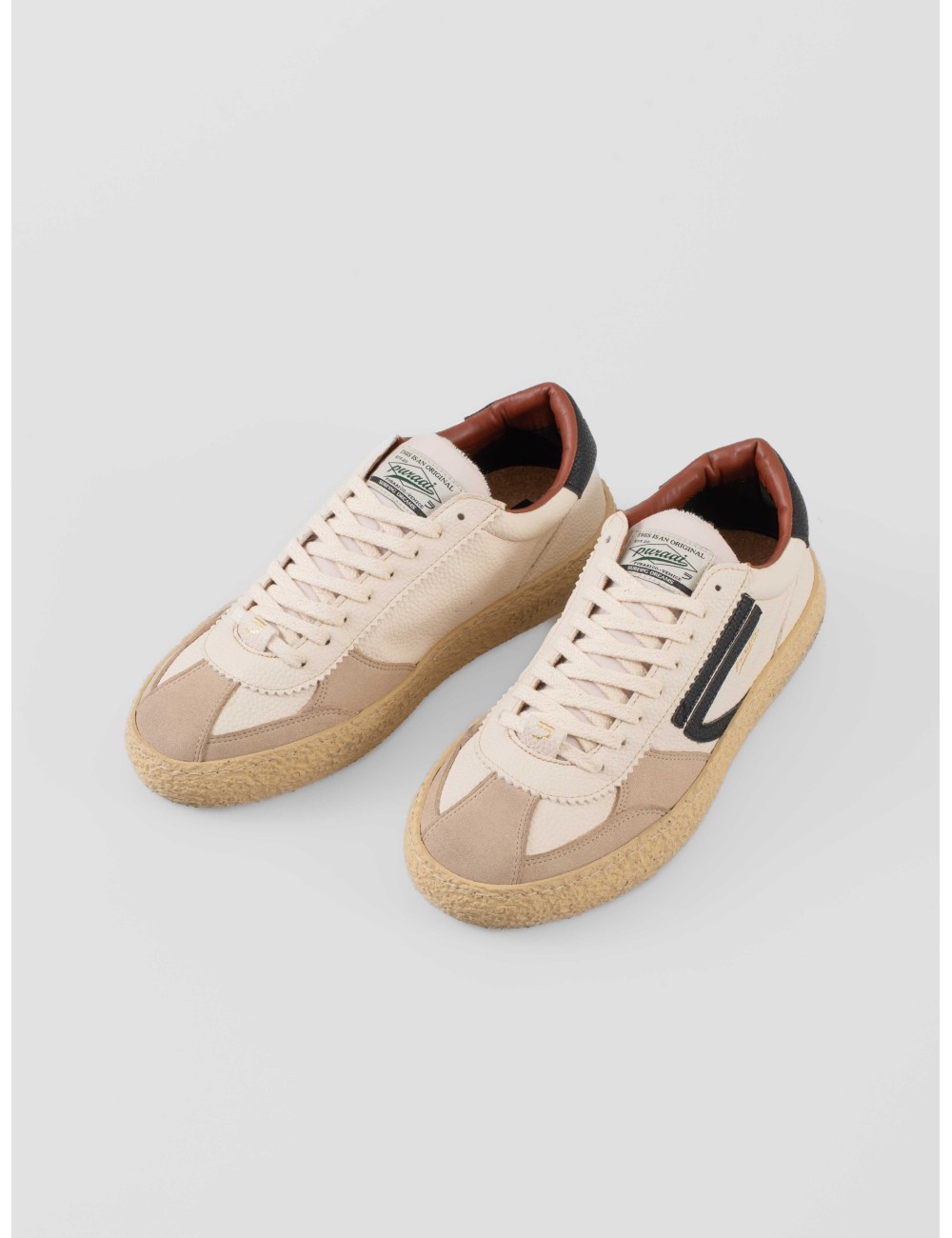 Puraai 1.01 Vintage Osso sneaker vegana hombre blanco hueso - MARFRANC Puraai 1.01 Vintage Osso sneaker vegana hombre blanco hueso - MARFRANC
