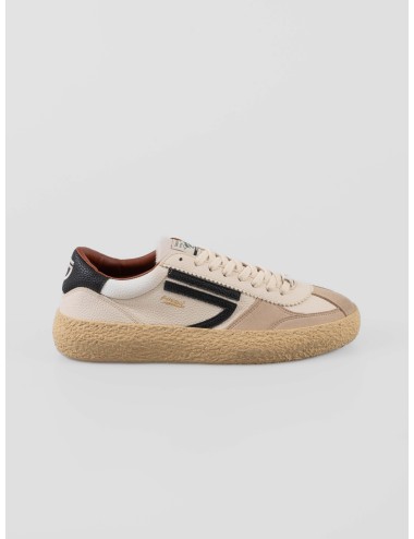 Puraai 1.01 Vintage Osso sneaker vegana hombre blanco hueso - MARFRANC