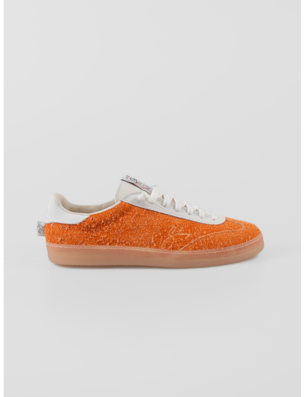 Stacy F25 Lotus Old Orange sneaker hombre ante rizado naranja suela goma translúcida - MARFRANC Stacy F25 Lotus Old Orange sneaker hombre ante rizado naranja suela goma translúcida - MARFRANC