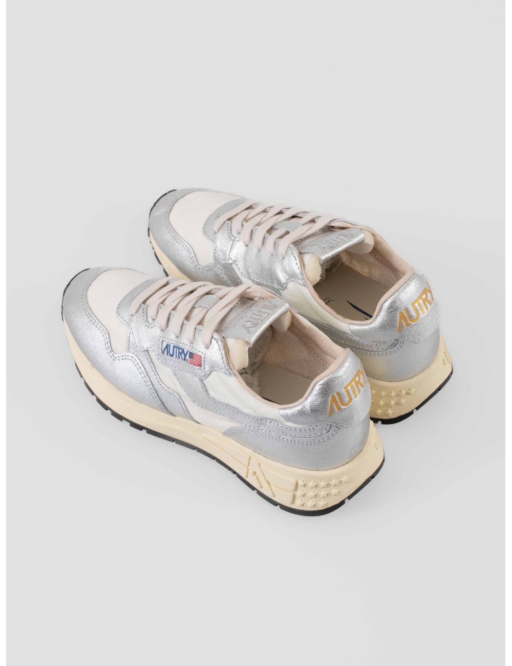 Autry Reelwind Low mujer nylon blanco cuero plata
- MARFRANC Autry Reelwind Low mujer nylon blanco cuero plata
- MARFRANC