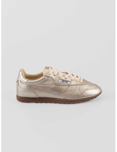 Autry Windspin Low mujer cuero plata laminated ivory
 - MARFRANC