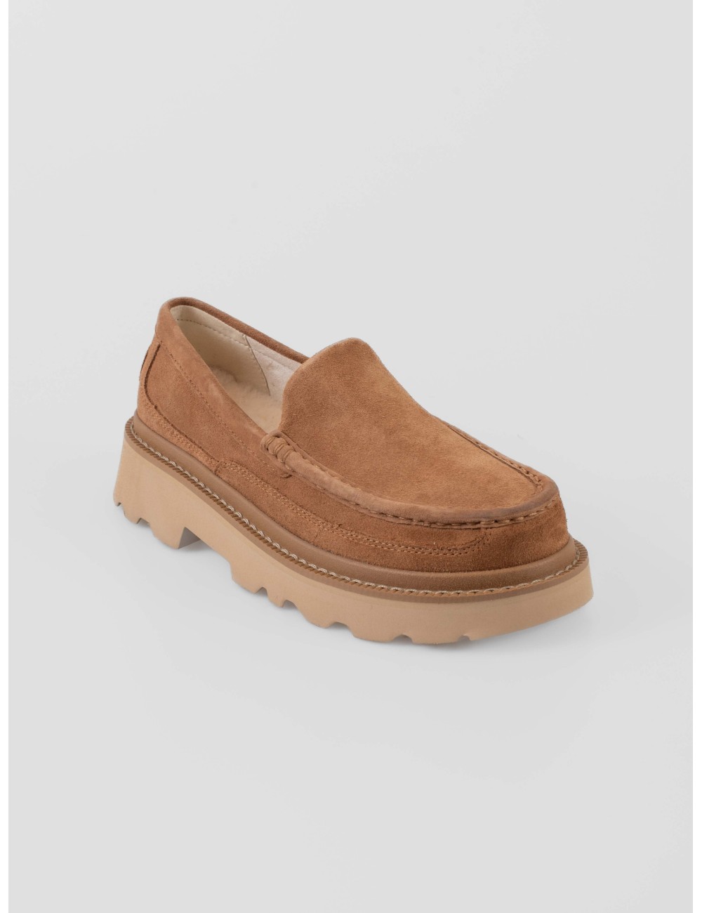 Zapato UGG Ascot Lug hombre Chestnut ante suela lug EVA - MARFRANC