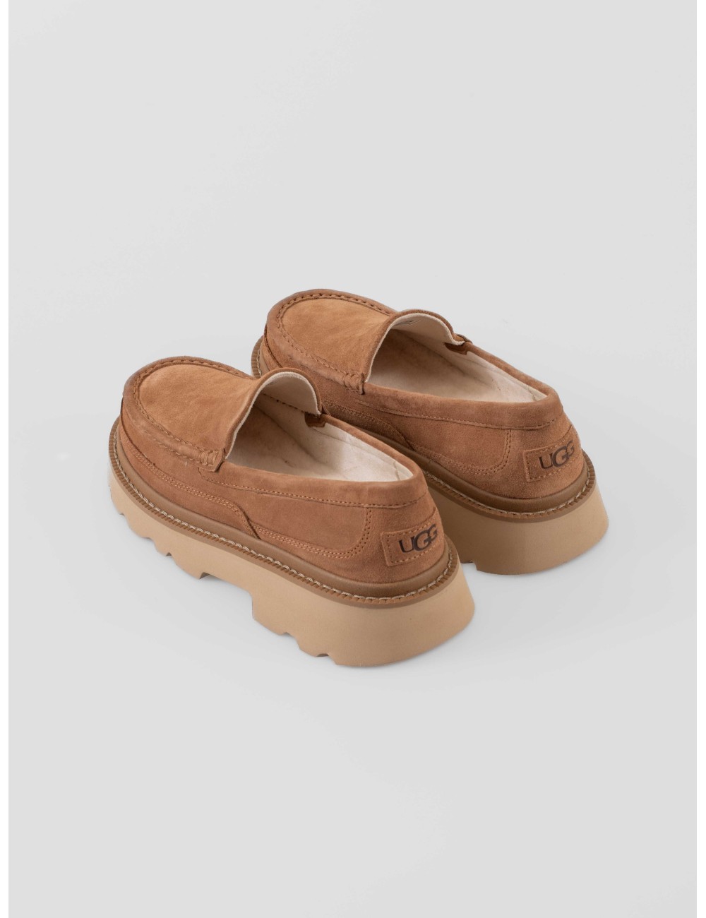 Zapato UGG Ascot Lug hombre Chestnut ante suela lug EVA - MARFRANC