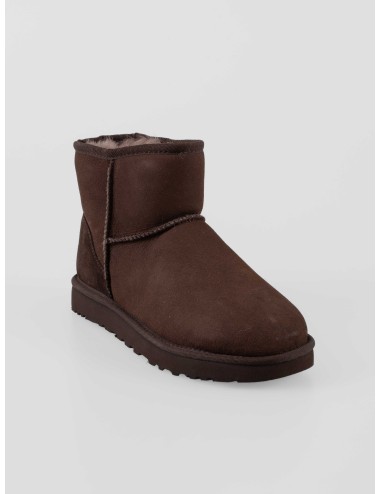 Botín UGG Classic Mini mujer Dusted Cocoa piel oveja Twinface suela Treadlite - MARFRANC