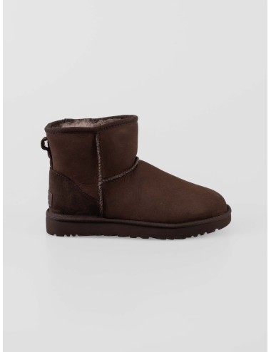 Botín UGG Classic Mini mujer Dusted Cocoa piel oveja Twinface suela Treadlite - MARFRANC