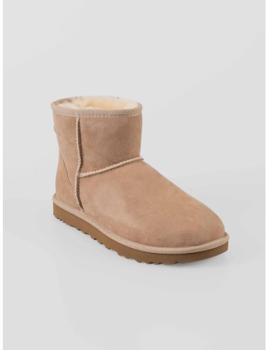 Botín UGG Classic Mini mujer Sand piel Twinface suela Treadlite - MARFRANC