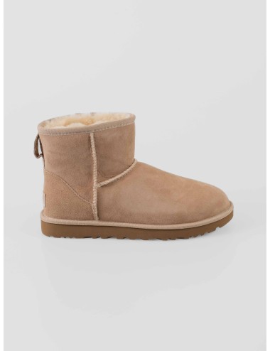 Botín UGG Classic Mini mujer Sand piel Twinface suela Treadlite - MARFRANC