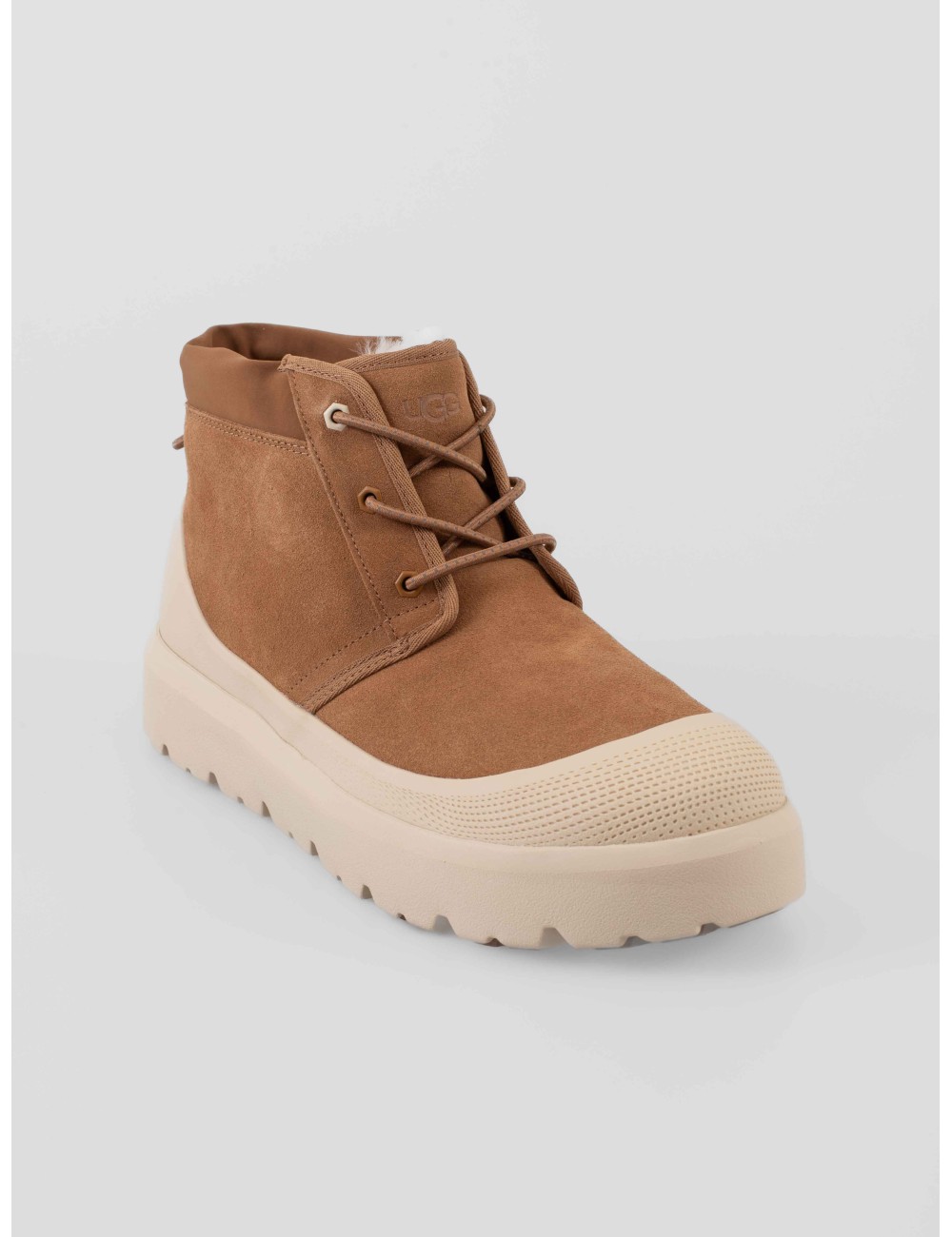 Botín UGG Neumel Weather Hybrid mujer Chestnut Whitecap impermeable suela Treadlite - MARFRANC