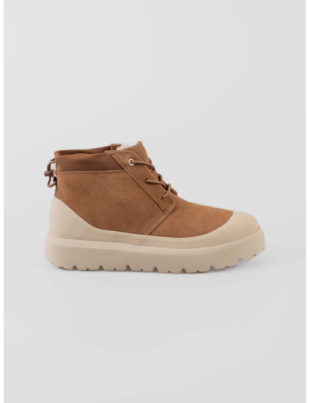 Botín UGG Neumel Weather Hybrid mujer Chestnut Whitecap impermeable suela Treadlite - MARFRANC