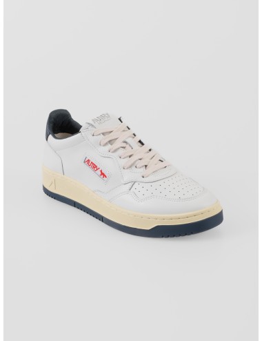 Sneakers Autry Medalist Low Man M Kitsuné hombre White Blue colaboración edición limitada - MARFRANC