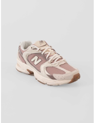 Sneakers New Balance U530SUA mujer retro running beige burdeos ABZORB - MARFRANC