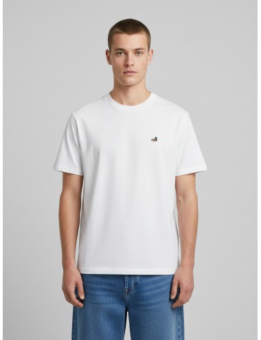 Camiseta DUCK PATCH WHITE en color blanco de EDMMOND para hombre - MARFRANC