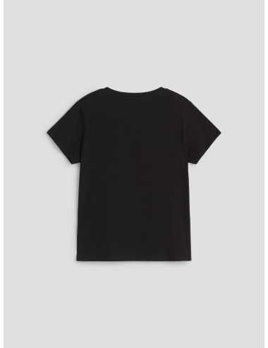 Camiseta de mujer Zadig & Voltaire en negro, con corte regular y cuello redondo - MARFRANC