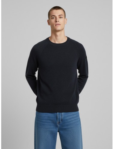 Suéter Velvet Round Knit de Roberto Ricci Designs en color azul oscuro - MARFRANC