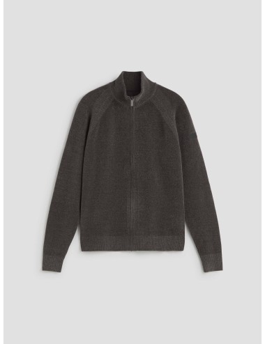 Suéter Velvet Full Zip Knit de Roberto Ricci Designs en color gris oscuro - MARFRANC
