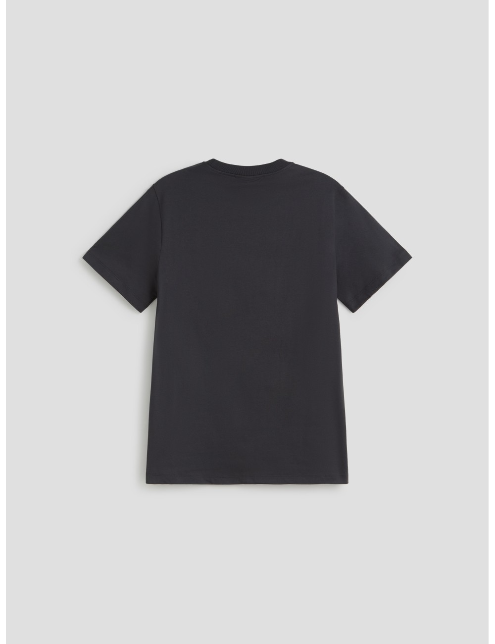 Camiseta negra de algodón orgánico con estampado de cachorro de GANNI - MARFRANC