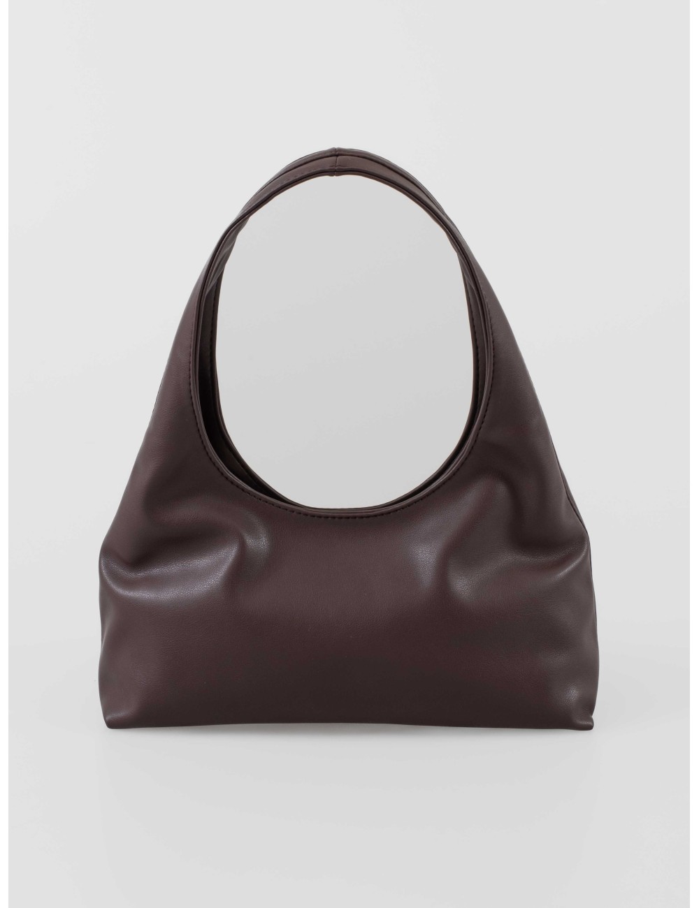 Bolso de hombro Baby Ninon marrón de A.P.C., un modelo compacto de líneas suaves y elegantes - MARFRANC