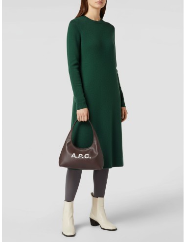 Bolso de hombro Baby Ninon marrón de A.P.C., un modelo compacto de líneas suaves y elegantes - MARFRANC
