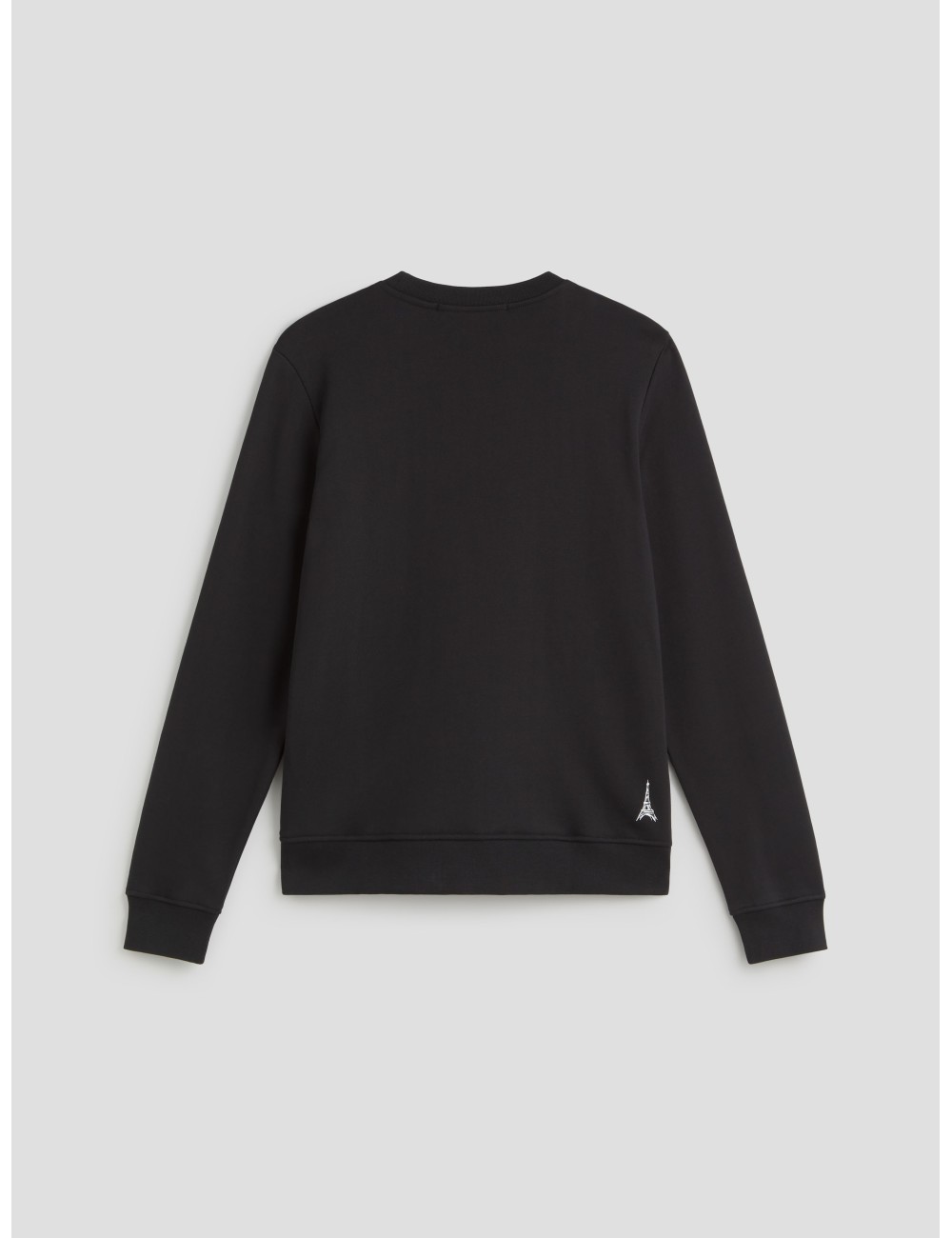 Sudadera negra de mujer con boceto de París de Karl Lagerfeld - MARFRANC