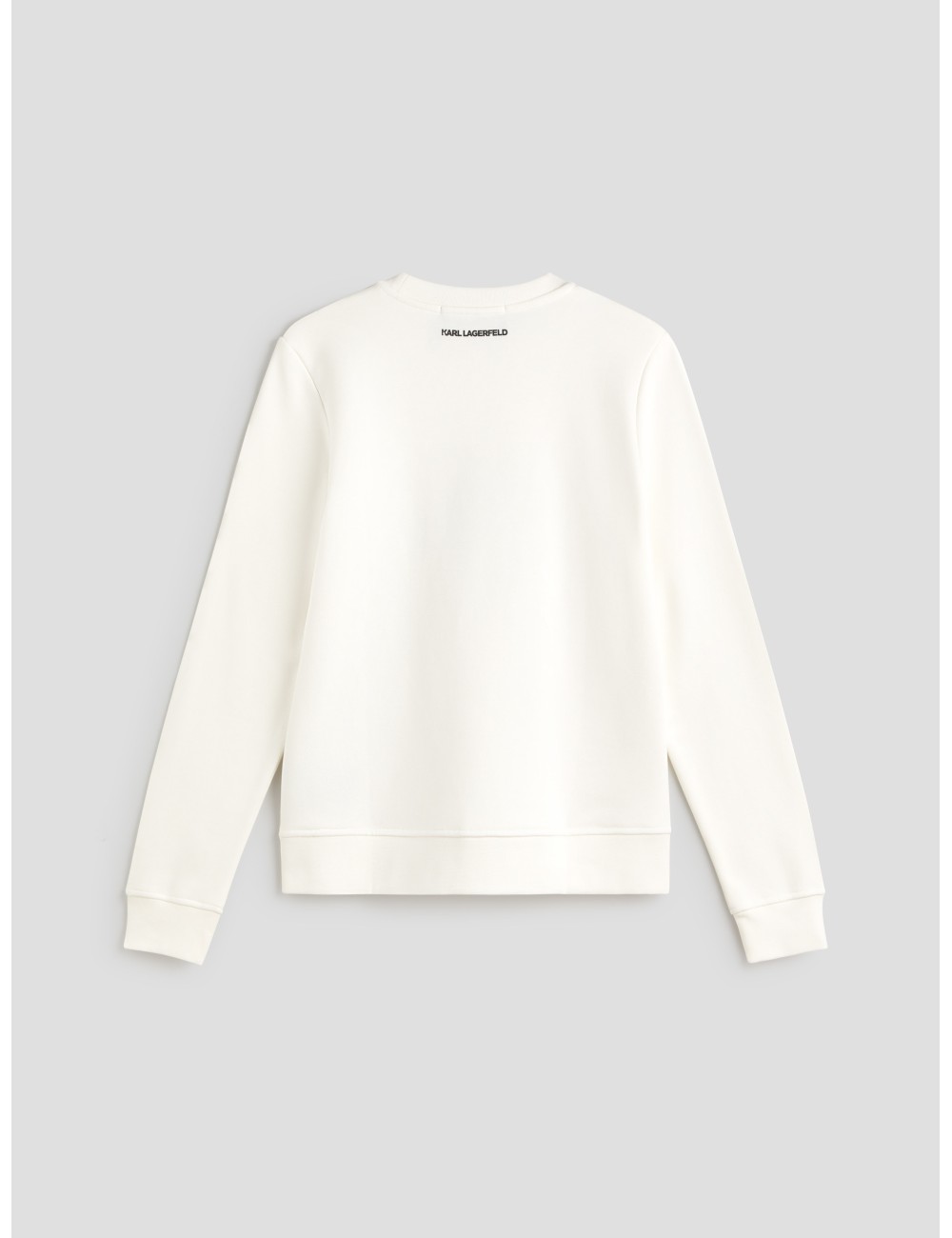 Sudadera de pijama blanca para mujer de Karl Lagerfeld, modelo IKON - MARFRANC