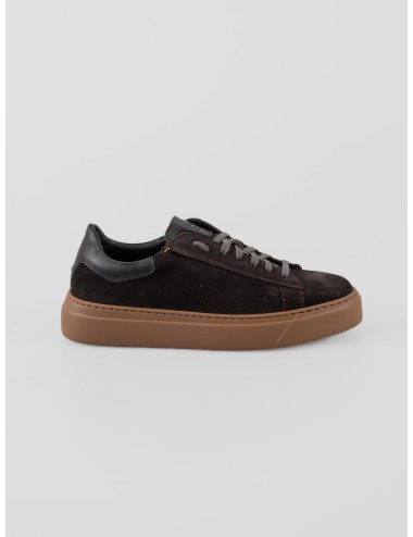 Zapatillas X1907 de Calce para hombre, confeccionadas en suave ante negro con elegantes detalles de piel - MARFRANC