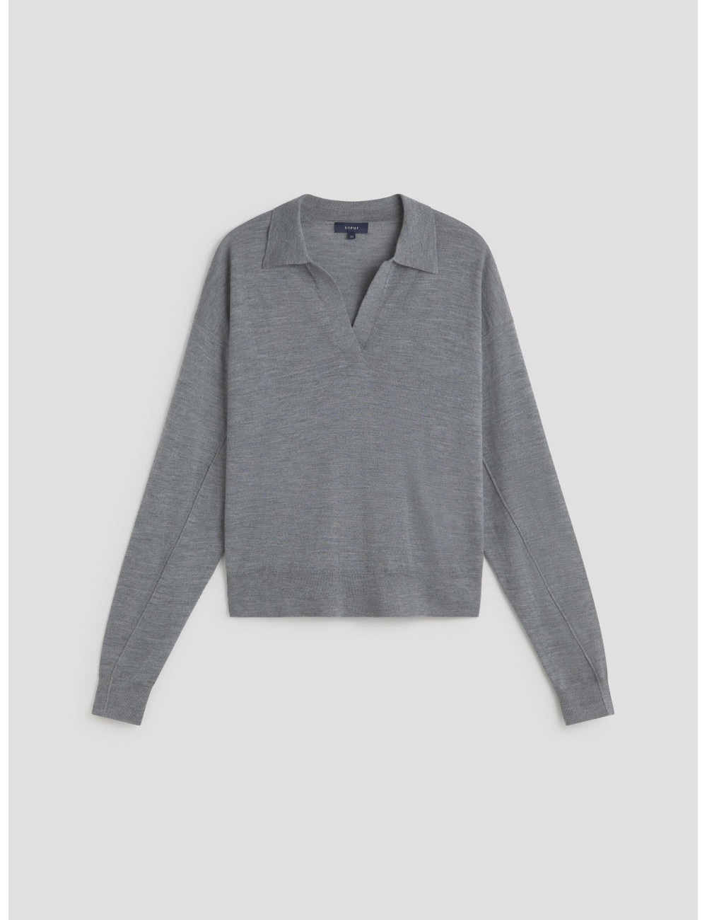 Polo Fleming de la marca SOEUR en color gris - MARFRANC