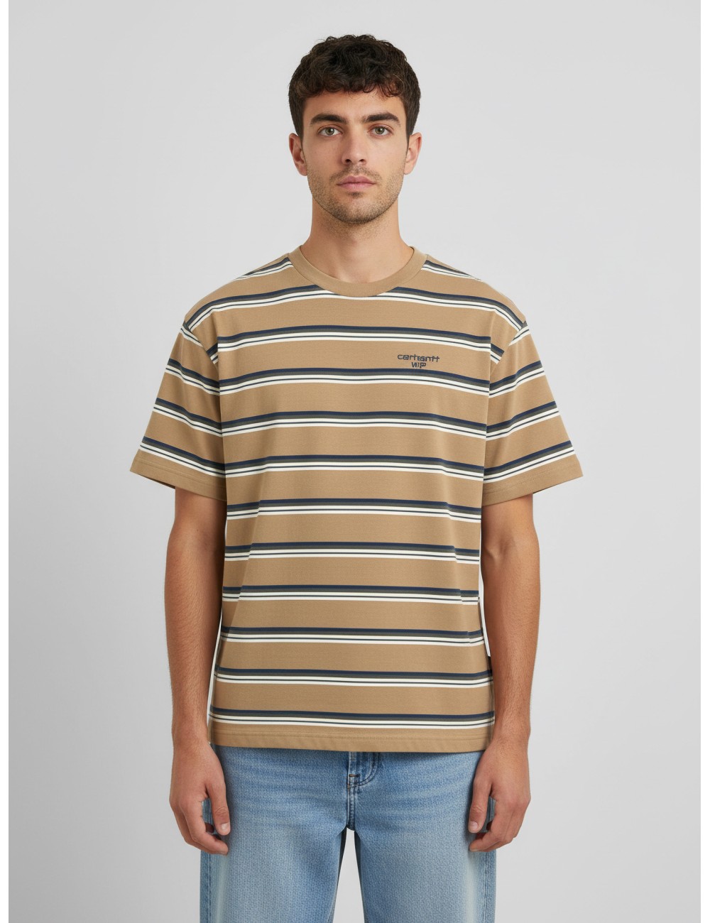 Camiseta S/S Holm de Carhartt WIP para hombre, en corte holgado y boxy - MARFRANC