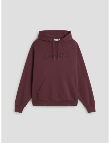 Sudadera con capucha Hooded Ray de Carhartt WIP en color granate - MARFRANC