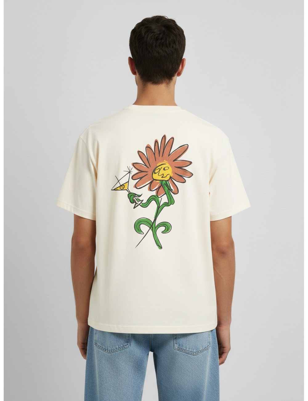 Camiseta Terran de EDMMOND, confeccionada en 100 % algodón orgánico - MARFRANC