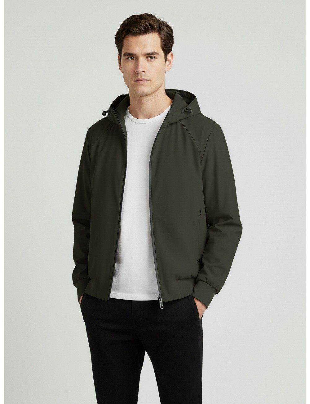Chaqueta Malniu Jacket de Les Héritiers en color Army Green - MARFRANC